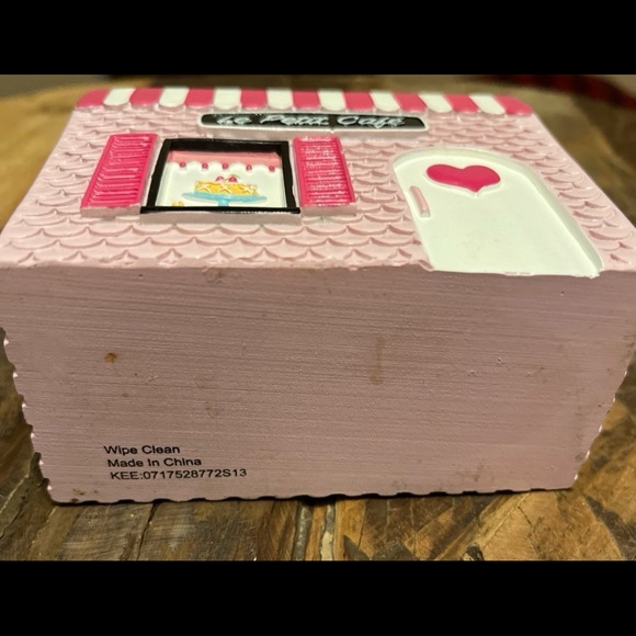 Le Petit Café Coffee Bar Box, Utensil Storage, Bakery Accessory Decor - Picture 6 of 12